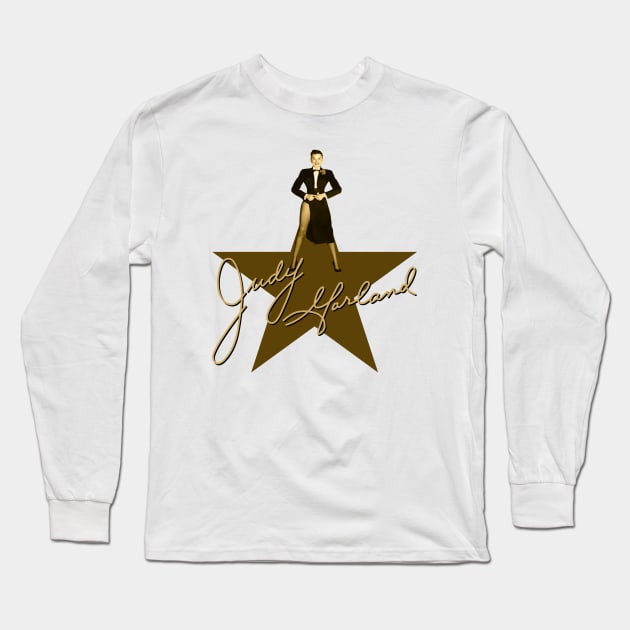 Judy Garland - Signature Long Sleeve T-Shirt by PLAYDIGITAL2020